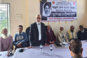 বেগম খালেদা জিয়ার স্মরণে মাধবপুরে স্মরণ সভা ও দোয়া মাহফিল