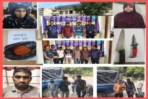 সুনামগঞ্জে পুলিশের বিশেষ অভিযানে ১২ জন আটক