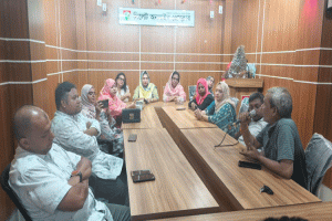 সিলেট অনলাইন প্রেসক্লাবে সৌজন্য সাক্ষাতে উইমেন চেম্বারের পরিচালনা পর্ষদ