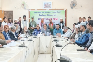 দোয়ারাবাজারে নির্বাচন উপলক্ষে আচরণ বিধিমালা বিষয়ে অবহিতকরণ সভা