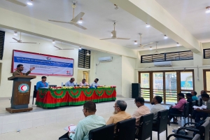 গোয়াইনঘাটে রেডক্রিসেন্টের দুর্যোগ পূর্বাভাস শক্তিশালীকরণ বিষয়ক কর্মশালা