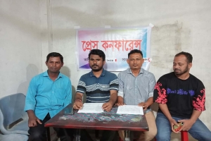 শাল্লায় জোরপূর্বক রেকর্ডিয় জায়গায় স্থায়ী বাঁধ নির্মাণের অভিযোগ