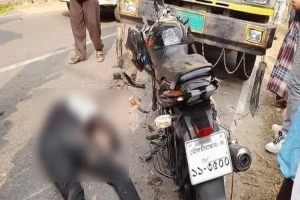 রাজনগরে ট্রাক-মোটরসাইকেল সংঘর্ষে আরোহী নিহত