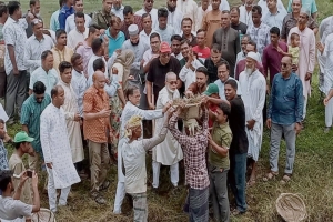 কুলাউড়ায় ৮ কিলোমিটার খাল খনন প্রকল্পের উদ্বোধন