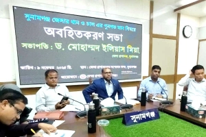 সুনামগঞ্জে ধান-চালে আর্সেনিকের মাত্রা নিরাপদ: জেলা প্রশাসক ইলিয়াস মিয়া
