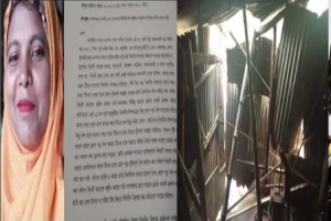 কমলগঞ্জে প্রভাবশালীর বাঁশে ভাঙল দরিদ্রের ঘর, থানায় অভিযোগ