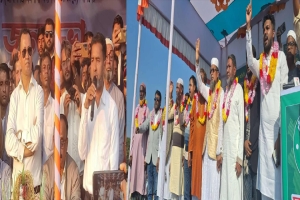 সুনামগঞ্জ–১ আসনে দুই দলের শেষ নির্বাচনী জনসভা
