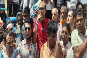 সুনামগঞ্জে ব্যারিষ্টার আবিদের লিফলেট বিতরণসহ গণসংযোগ