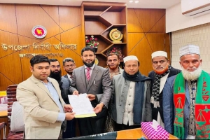 সুনামগঞ্জ-৩ আসনে জামায়াত প্রার্থী ইয়াসীন খানের মনোনয়নপত্র জমা