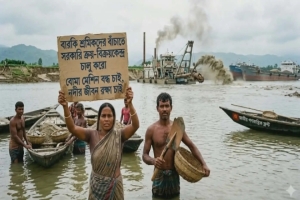 সরকারি ক্রয়-বিক্রয়কেন্দ্র চালুর দাবিতে সুনামগঞ্জে বারকি শ্রমিকদের আলটিমেটাম