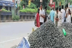 বাবার চোখের সামনেই লরিচাপায় ২ সন্তান নিহত