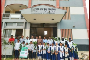 কোম্পানীগঞ্জে FBDS-এর বৃক্ষরোপণ কর্মসূচি