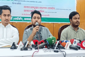 স্থানীয় সরকার নির্বাচন শান্তিপূর্ণ হওয়ার সম্ভাবনা দেখছি না: নাহিদ ইসলাম