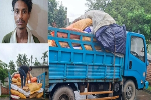 সুনামগঞ্জে অর্ধকোটি টাকার ভারতীয় জিরা ও ফুচকাসহ আটক ১