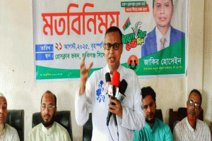 জকিগঞ্জে সাংবাদিকদের সঙ্গে আরব আমিরাত বিএনপির আহ্বায়কের মতবিনিময়