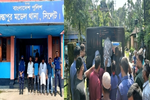 জৈন্তাপুরে সীমান্ত পেরিয়ে অবৈধ অনুপ্রবেশ, নারী-শিশুসহ আটক ১৪