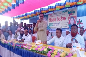 তাহিরপুরে ধানের শীষের পক্ষে জনমত গঠনে উঠান বৈঠক