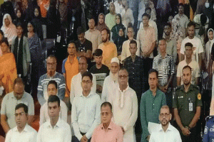 সুনামগঞ্জে জুলাই পুনর্জাগরণে সমাজ গঠনে শপথ গ্রহণ