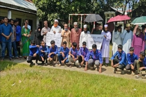 জগন্নাথপুরে এমপিওভুক্ত শিক্ষকদের কর্মবিরতি অব্যাহত