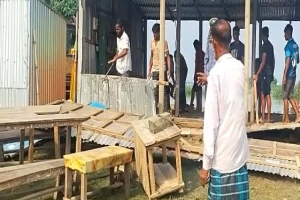 ধর্মপাশায় উপজেলা প্রশাসনের উদ্যোগে বেদখল হওয়া ২১ শতক জমি উদ্ধার