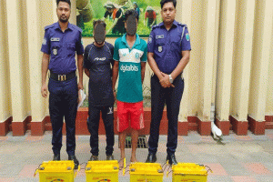 শ্রীমঙ্গলে চুরি হওয়া অটোরিকশার ৪ ব্যাটারি উদ্ধার, গ্রেপ্তার ২