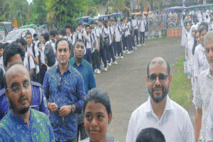 জুলাই গণঅভ্যুত্থান বর্ষপূর্তিতে সুনামগঞ্জে গ্রাফিতি প্রদর্শনী