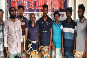 সুরমা নদীতে বাল্কহেডের ধাক্কায় জেলে নিহতের ঘটনায় গ্রেপ্তার ৮