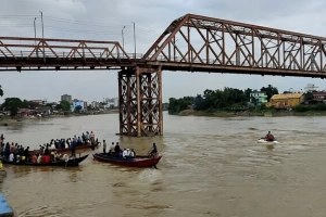 সিলেটে টানা বৃষ্টিপাতে সুরমা-কুশিয়ারাসহ সব নদ-নদীর পানি বৃদ্ধি