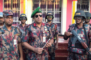 হবিগঞ্জে পূজামণ্ডপের নিরাপত্তায় ১২ প্লাটুন বিজিবি মোতায়েন