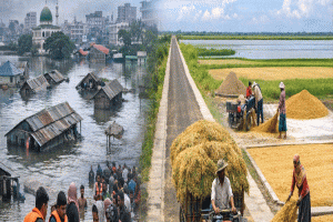 দুর্যোগ আর উন্নয়নের দোলাচলে ২০২৫-এর সিলেট