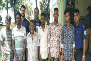 শাল্লায় চোরের রাজ্যে পুলিশের হানা,১ দিনে ৯ চোর আটক