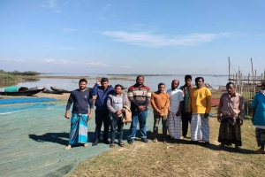 তাহিরপুরে অবৈধ মৎস্য আহরণ রোধে মোবাইল কোর্ট, ১৫ হাজার টাকা জরিমানা