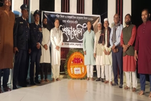 জগন্নাথপুরে শহিদ মিনারে এমপি কয়ছর ও প্রশাসনের শ্রদ্ধা নিবেদন