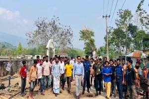 দোয়ারাবাজারে উপজেলা প্রশাসনের অভিযানে ১০ অবৈধ দোকানপাট ও স্থাপনা উচ্ছেদ
