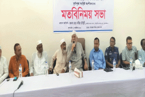 শারদীয় দুর্গোৎসবে দিরাইয়ে সম্প্রীতি ও সৌহার্দ্যের আহ্বান এমপি নাছির চৌধুরীর