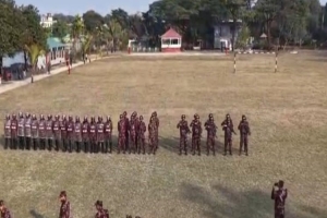 ড্রোনের চোখে নির্বাচনী এলাকা: সুনামগঞ্জে বিজিবির আধুনিক নিরাপত্তা