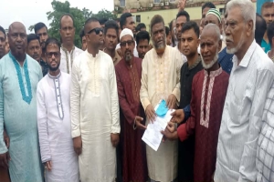 ছাতকে শ্রমিক নেতা সোহেল আহমদের মনোনয়নপত্র জমা