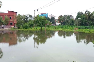 ভারী বৃষ্টিতে হবিগঞ্জ শহরে জলাবদ্ধতা: বিপর্যস্ত জনজীবন