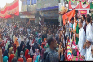 জামালগঞ্জে বিএনপির মনোনয়ন প্রত্যাশী কামরুলের বিশাল শোডাউন