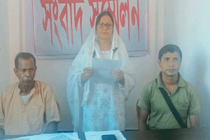 সুনামগঞ্জে ২২ শতক ভিপি জমি ঘিরে বিরোধ, নিরাপত্তা চান মমতাজ বেগম