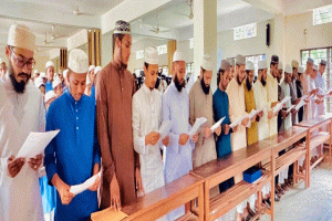 বিশ্বনাথে হুসাইনিয়া ছাত্র সংসদের নব নির্বাচিত কমিটির অভিষেক