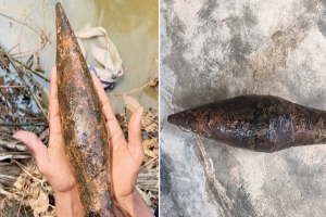 শ্রীমঙ্গলে ড্রেন খননের সময় মর্টার শেল উদ্ধার, এলাকায় চাঞ্চল্য