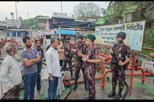 জ্বালানি সংকট ও পাচার রোধে সুনামগঞ্জে তেল ডিপোতে বিজিবি মোতায়েন