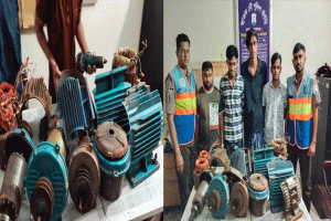 ছাতকে চোরাই মোটর ও নৌকাসহ ৪ জন আটক