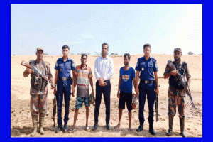 তাহিরপুরে অবৈধভাবে বালু উত্তোলন: দুইজনকে কারাদণ্ড