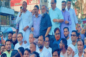 সুনামগঞ্জে বিপ্লব ও সংহতি দিবস উপলক্ষে জেলা বিএনপি'র সমাবেশ