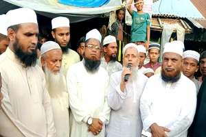 গাজীনগরী হত্যার প্রতিবাদে তাহিরপুরে বিক্ষোভ মিছিল ও সমাবেশ