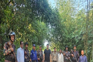 কোম্পানীগঞ্জে টাস্কফোর্সের অভিযান: অবৈধ পাথর উত্তোলনে ১ জনের চার মাসের কারাদণ্ড